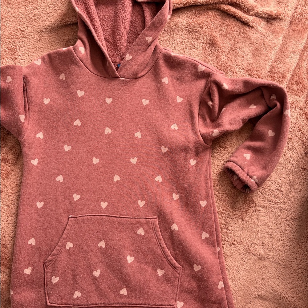 Old Navy Dusty Rose Hoodie dress